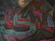Ernst Ludwig Kirchner Suonatore di organetto al chiaro di luna 1924.jpg